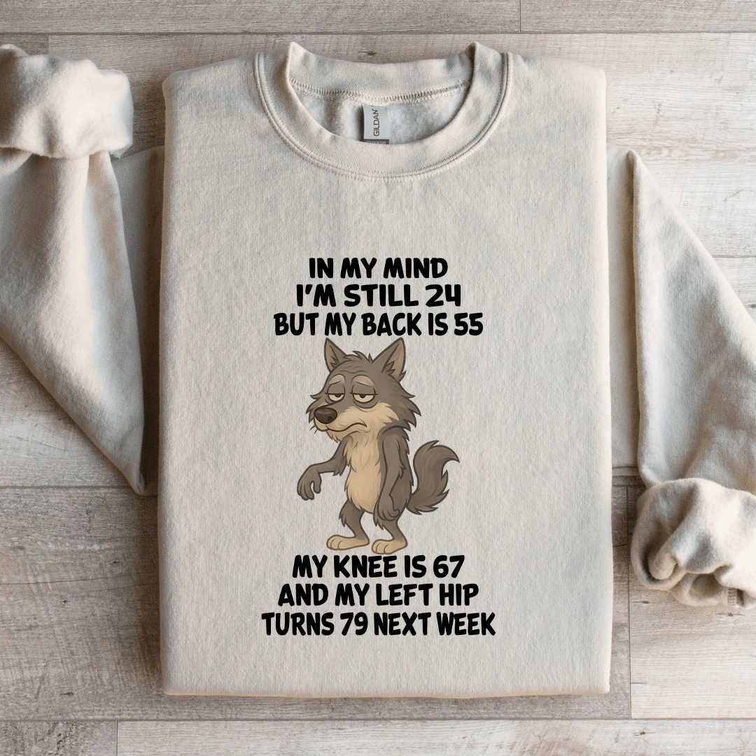 In My Mind I'm Still 24 But My Back Is 55 Sweatshirt