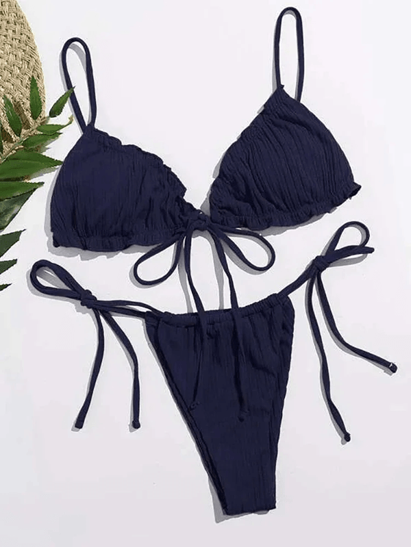 Womens Push Up Bikini Set Bandage Swimwear Two Piece Bathing Suit