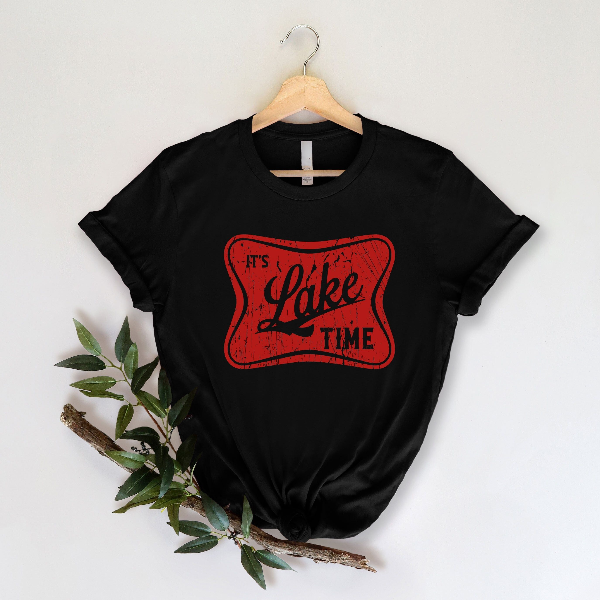 It's Lake Time Shirt, Camping Shirt, Trendy Lake Shirt, Lake House Gift, River Shirt, Boating Shirt, Vacation Shirt