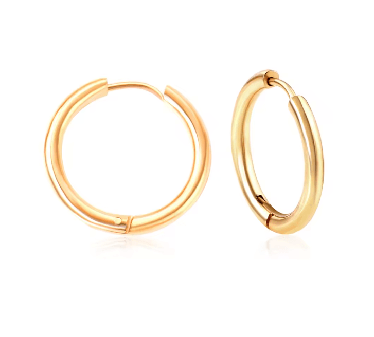 Simple U Shape Hoop Earrings