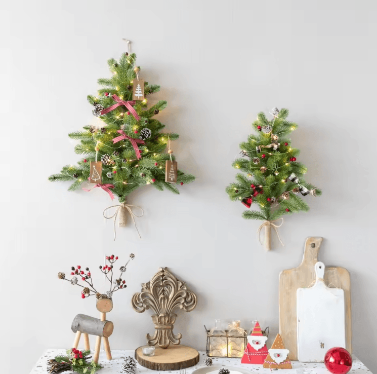 Creative DIY Wall Christmas Tree Lights – Hanging LED Festive Decor