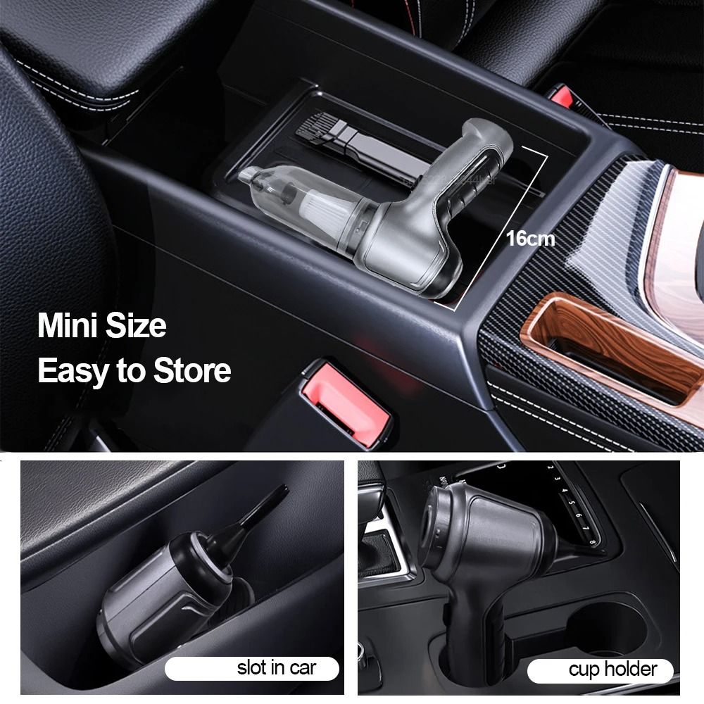 Car Vacuum Cleaner Powerful Wireless Handheld With Strong Suction