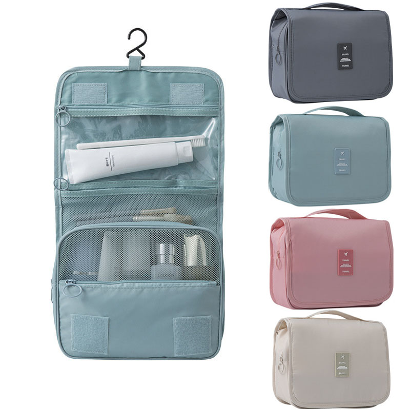 High Capacity Toiletries Storage Pouch, Waterproof Travel Makeup Bag, Beauty Organizer, Bathroom Wash Bag, Portable Case