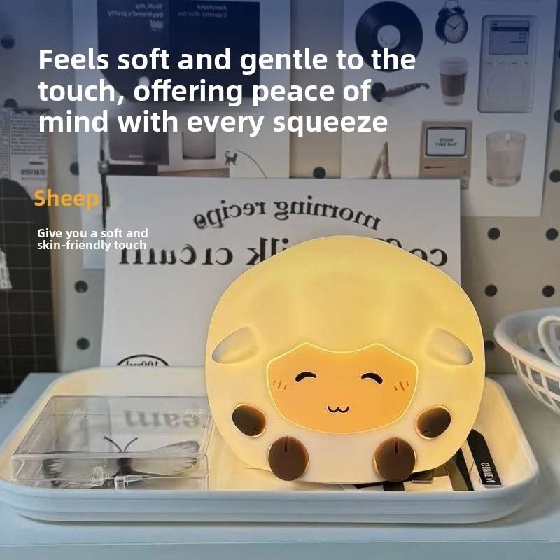 Cute Cartoon Animal Silicone Touch Lamp