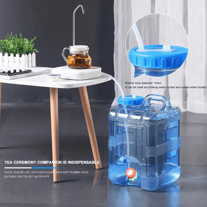 Portable Camping Water Container with Spigot – 7.5/10/15L Leakproof Drinking Water Storage Tank