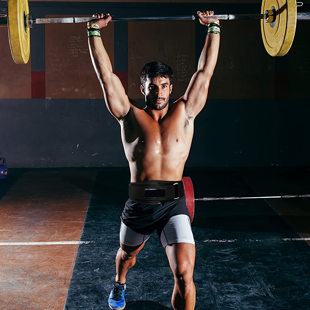 Wide Adjustable Fitness Waist Belt for Weightlifting & Deadlifts