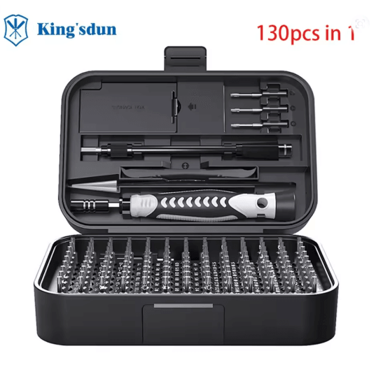 130 in 1 Precision Screwdriver Set Magnetic Electronics Repair Tool Kit