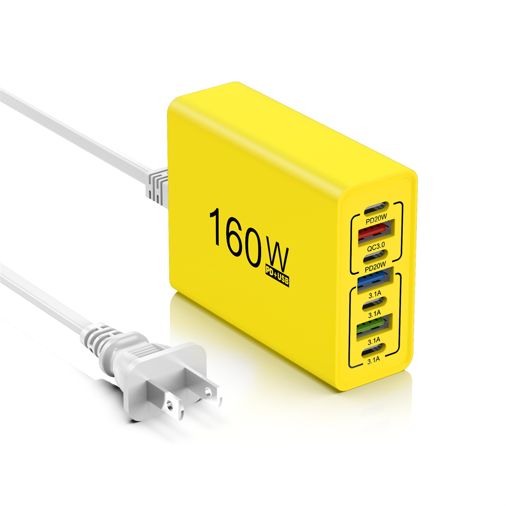 Type C Power Strip Multi Ports USB Charger Quick Charge Travel Adapter Fast Charging Wall Charger