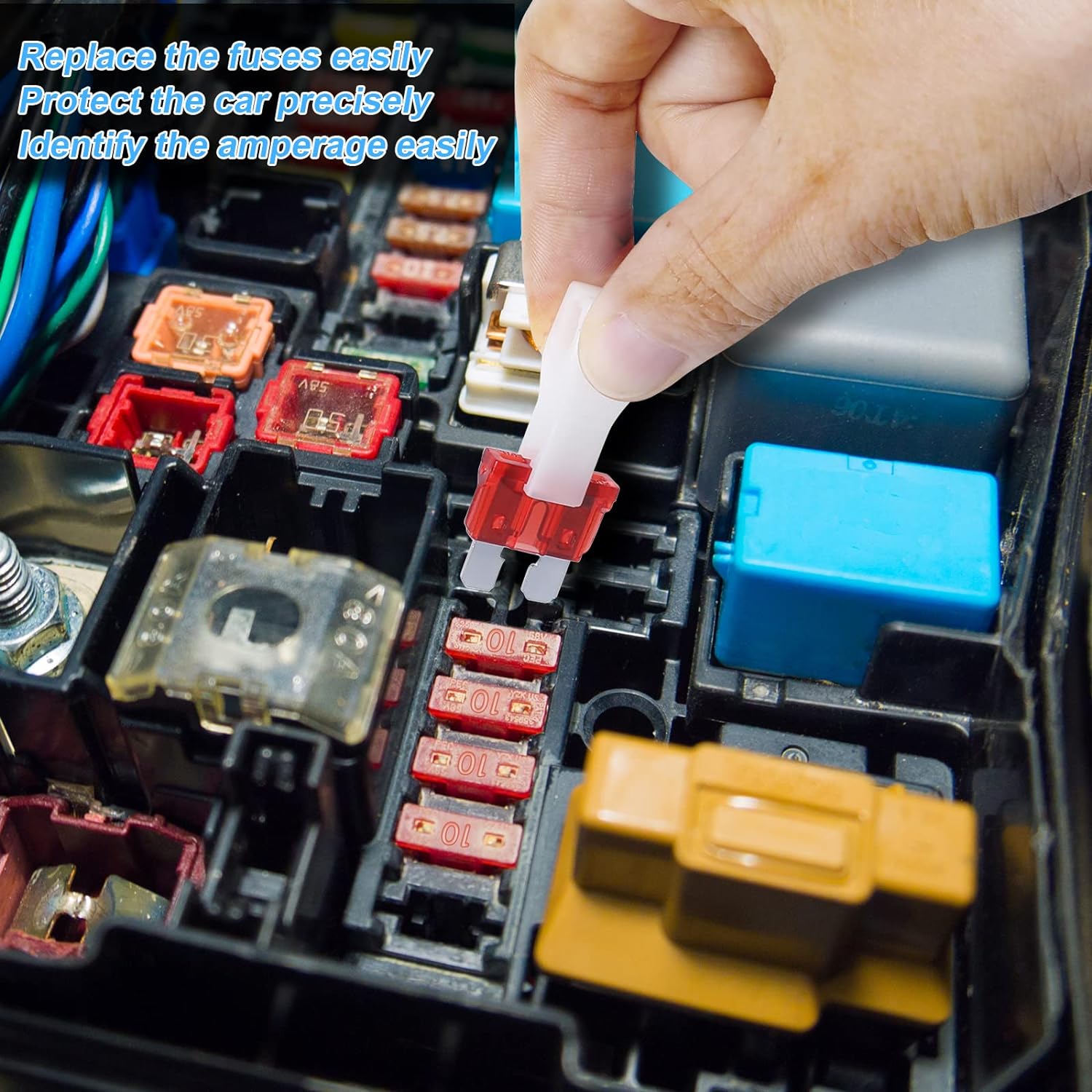 Car Fuse Assorted Kit Mini, Micro & Standard Fuses for Automotive, RV, Boat, and Motorcycle Use