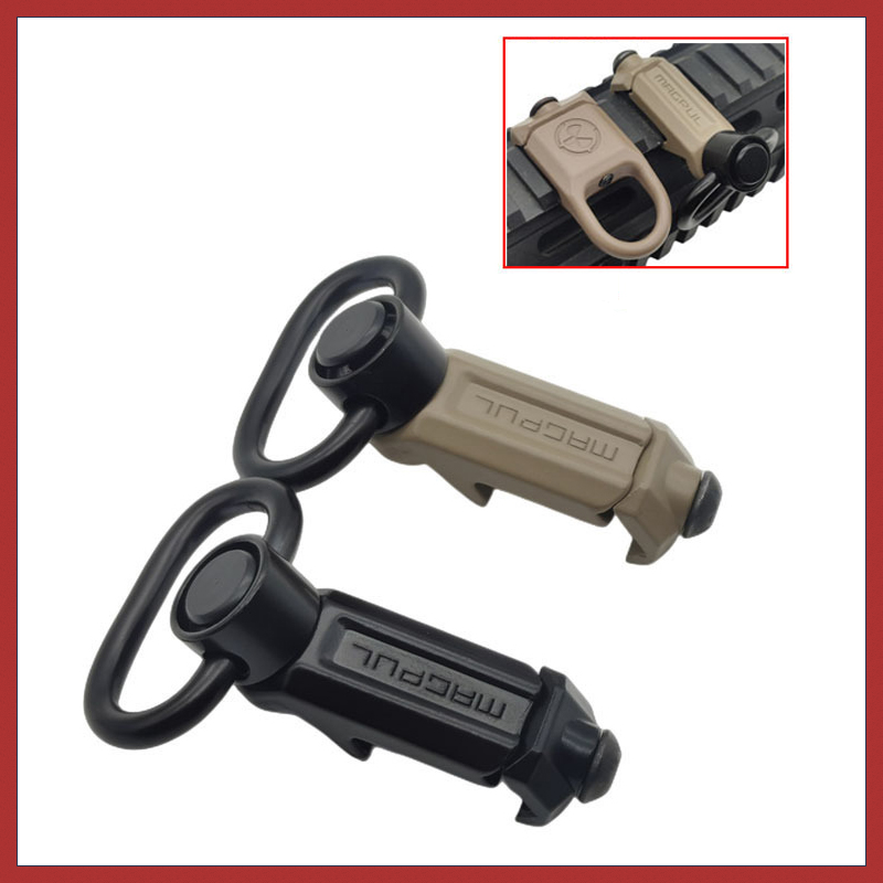 Heavy Duty Quick Detach Rail Mount for Mlok with Sling Swivel Picatinny Rail Mount Base