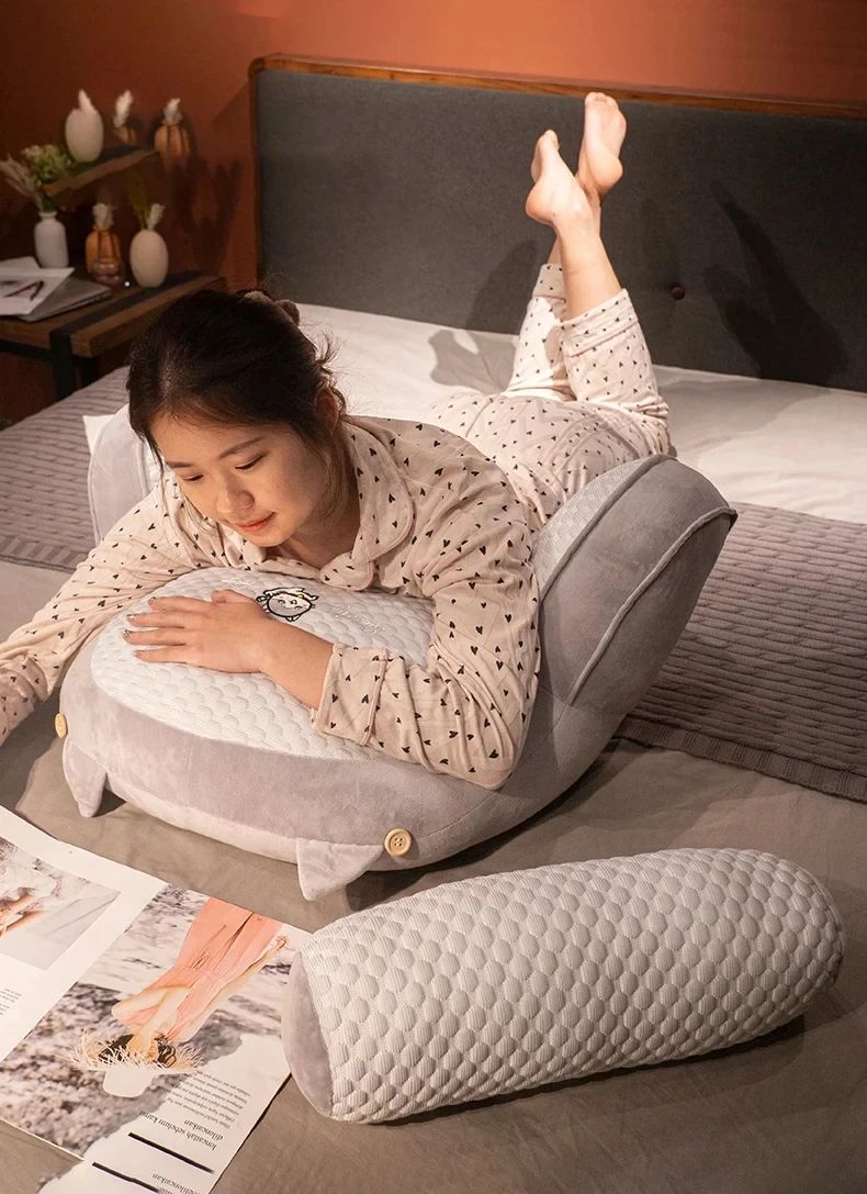 Triangular Backrest Reading Pillow Cushion