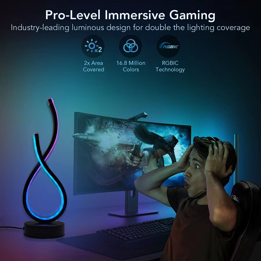 Modern USB-Powered LED Desk Lamp with Adjustable Lighting & Touch Button Control