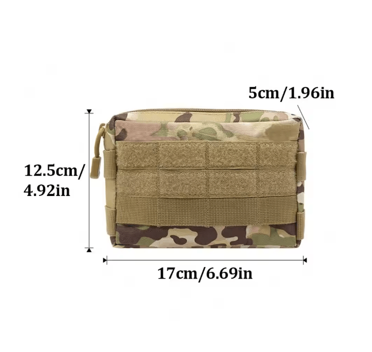 Tactical Molle EDC Waist Pouch Compact Nylon Utility Bag