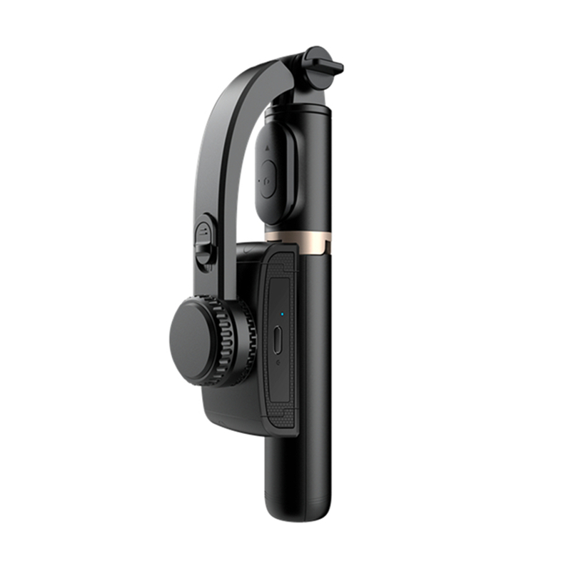 Foldable Gimbal Stabilizer Selfie Stick with Wireless Tripod & Bluetooth Shutter Monopod