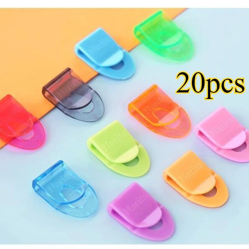 Colorful Plastic Tab Clips Set
