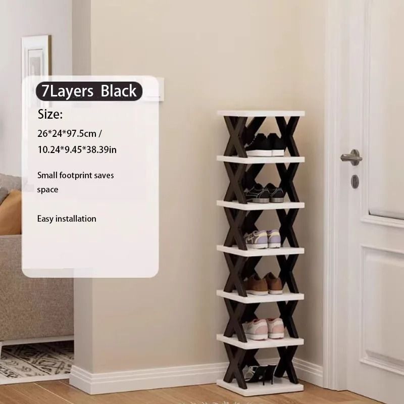Detachable Multi Layer Shoe Storage Rack Space Saving Home Organizer Shelf