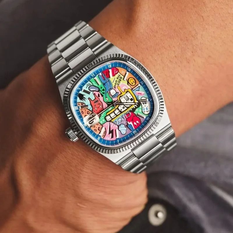 Square Luxury Quartz Watch – High-End Stainless Steel Fashion Timepiece