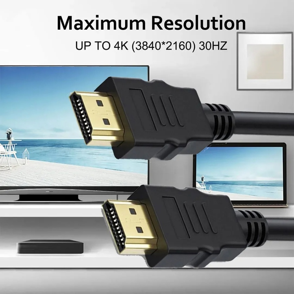 HDMI-Compatible Video Audio Cable Adapter for TV Box PC Laptop Monitor Projector HD HDMI Extension Cable