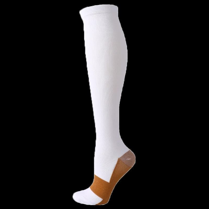 Medical Calf Compression Stockings Knee High Open Toe Pressure Socks