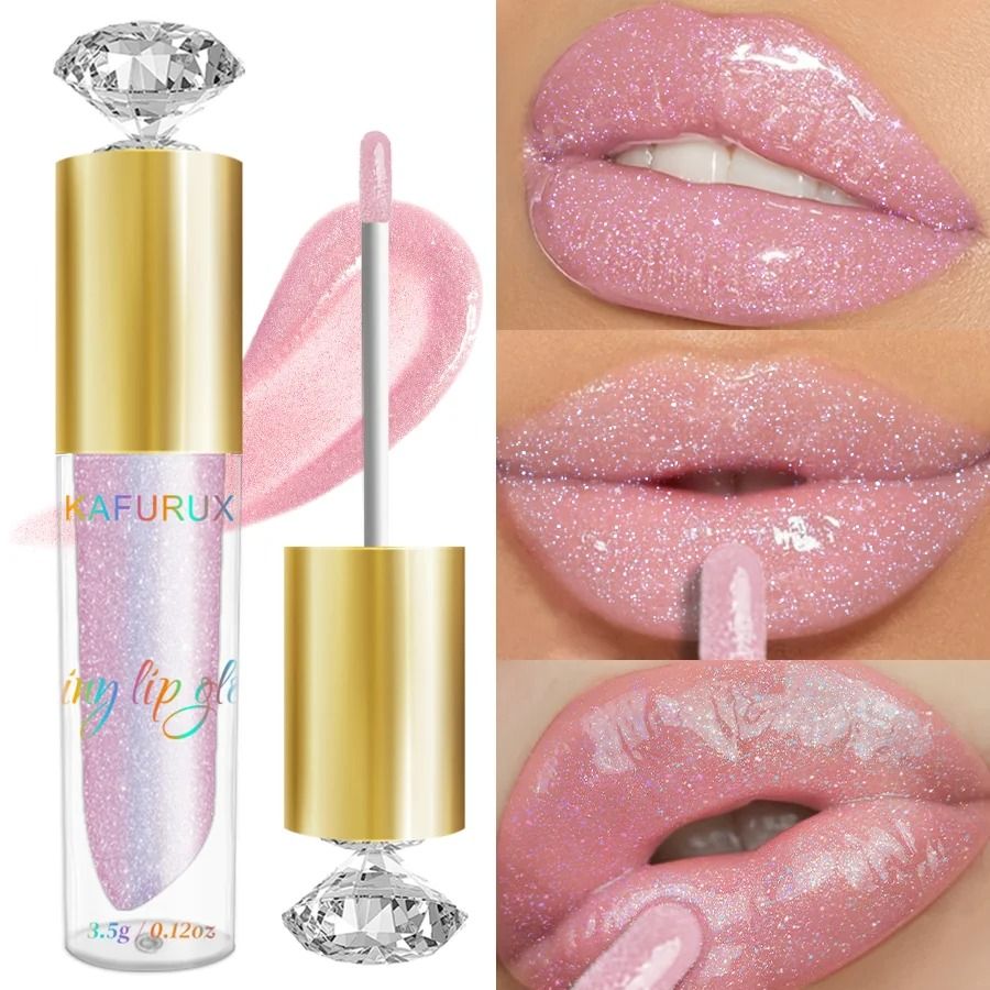 Moisturizing Diamond Shimmer Glitter Lip Gloss