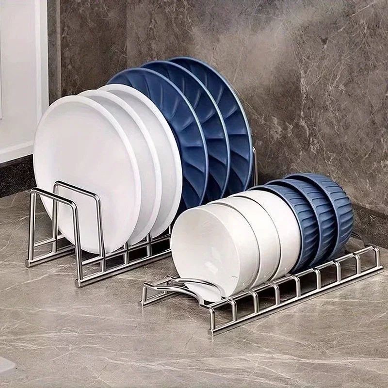 Expandable Small Dish Drying Rack with Drip Tray