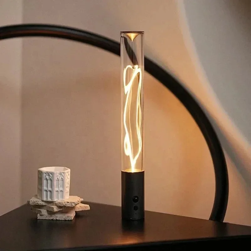 Cordless Desk Lamp, USB Rechargeable Bedroom Bedside Light, Magneto Touch Table Lamp, Home Decoration, Gift Choice