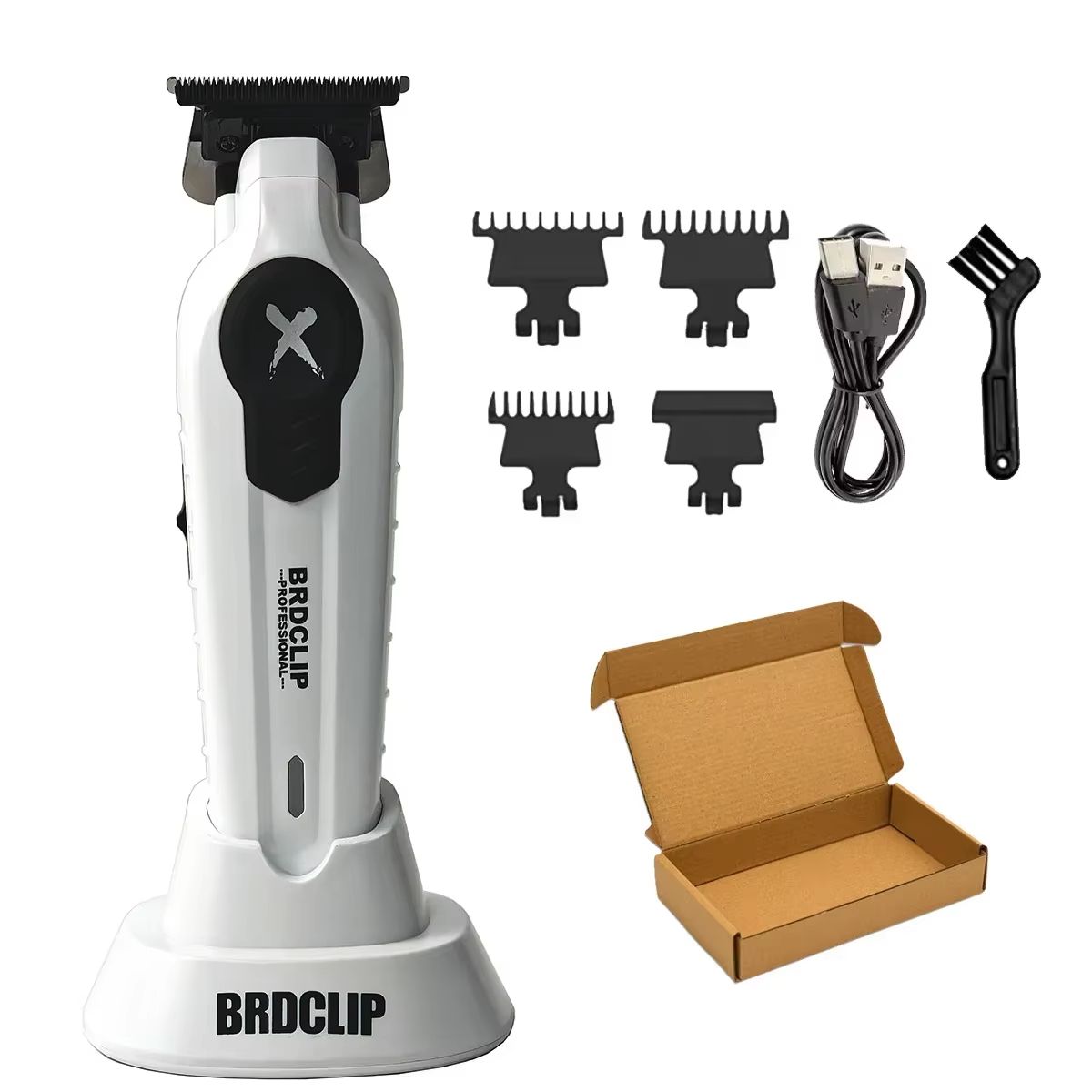 BRDCLIP FA1T Professional Hair Trimmer – Precision Electric Clipper with Carving Blade, Gradient Finish & Charging Stand
