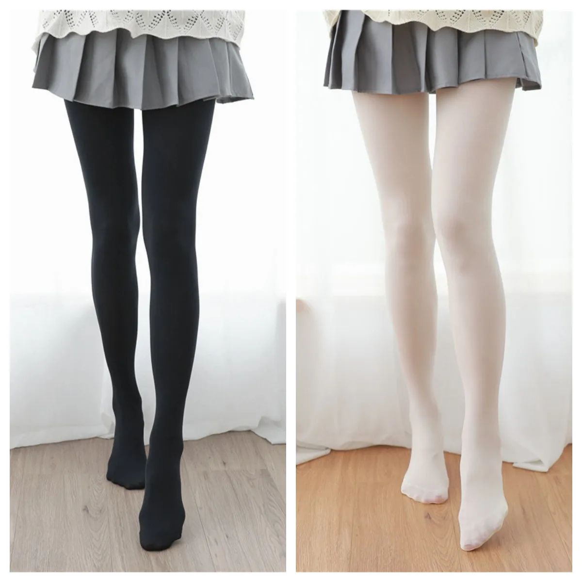 Womens Velvet Lolita Dance Tights Pantyhose