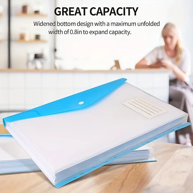 Expandable A4 Loose-Leaf Document Pockets