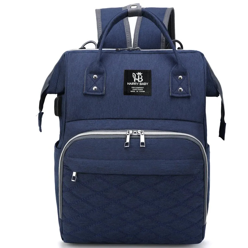 Large Capacity Mommy Diaper Bags, Convenient Baby Nursing Bag, Baby Stroller Hanging Backpack with Changing Mat