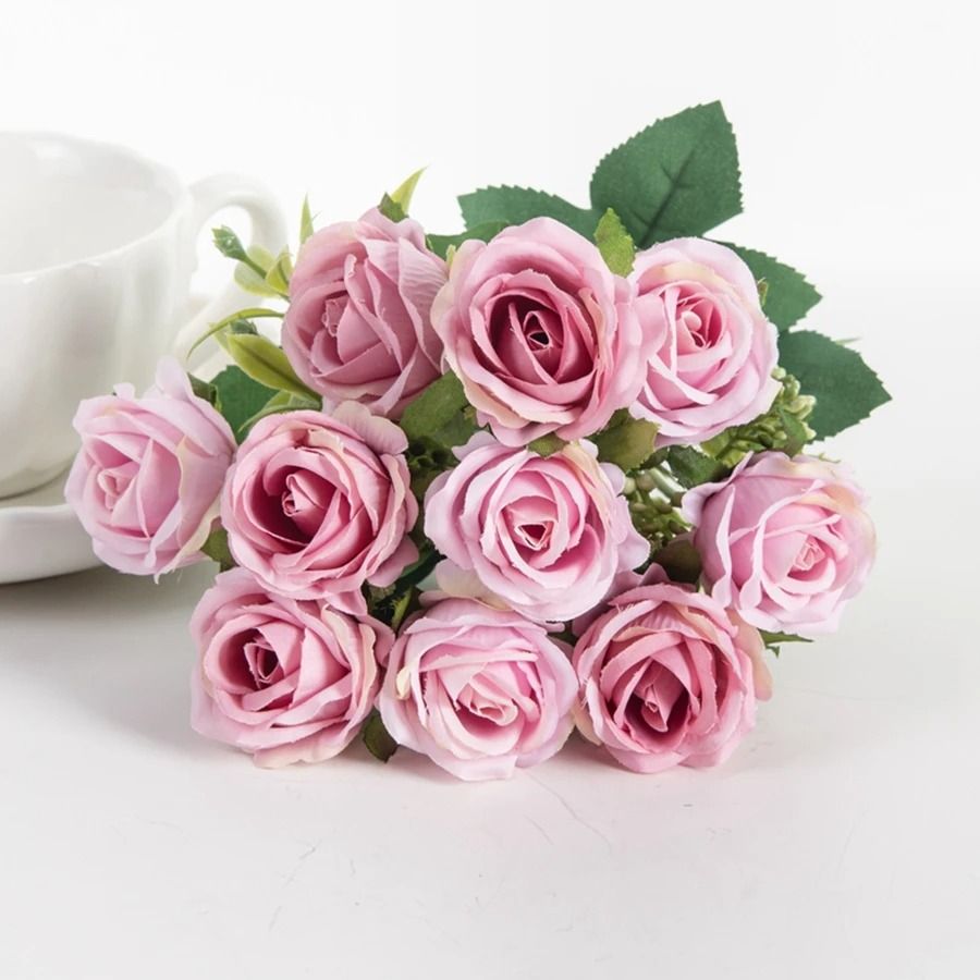 Elysian Silk White Rose Bundle