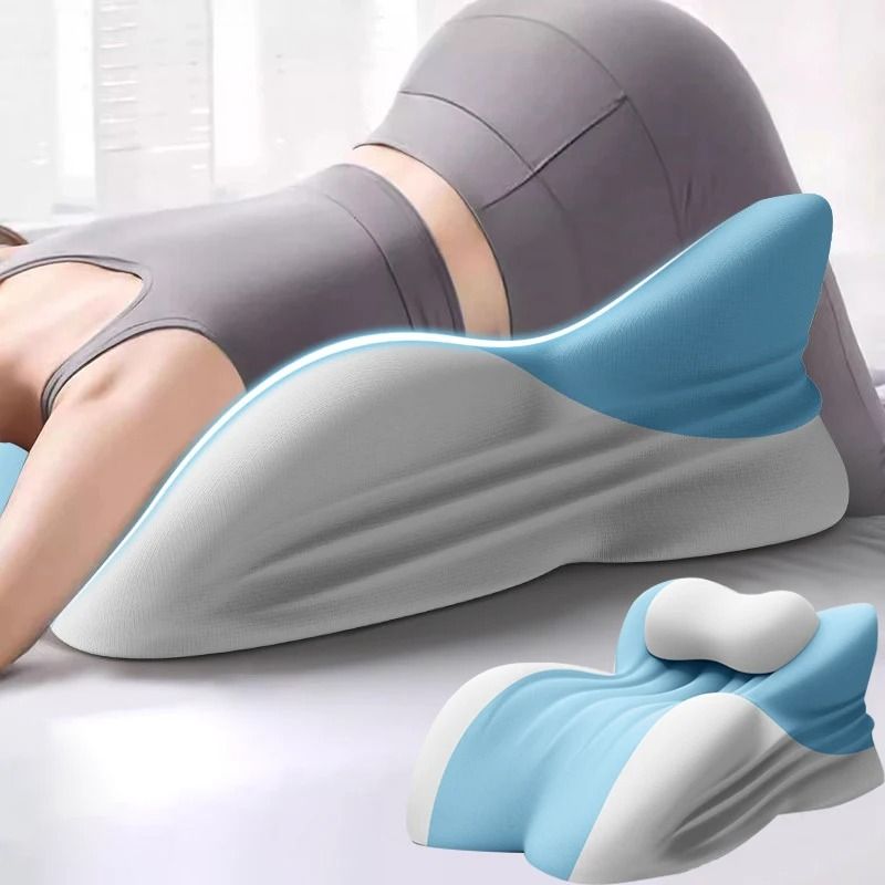 Multi-Functional Headboard & Face-Down Massage Reading Pillow