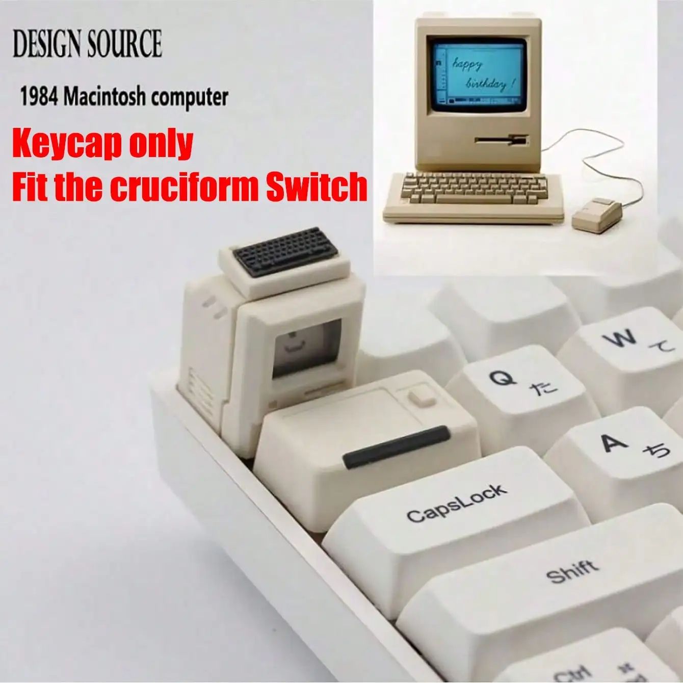 Retro Mini Macintosh Mechanical Keycaps