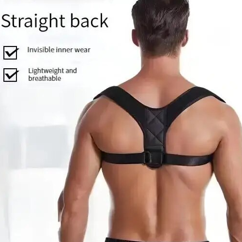Hunchback Prevention Belt, Back Posture Correction, Sitting Posture Support, Unisex, Breathable, Body Shaping