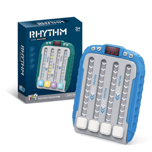Quick Push Pop It Light Up Game Console for Multiplayer Reaction and Hand Training