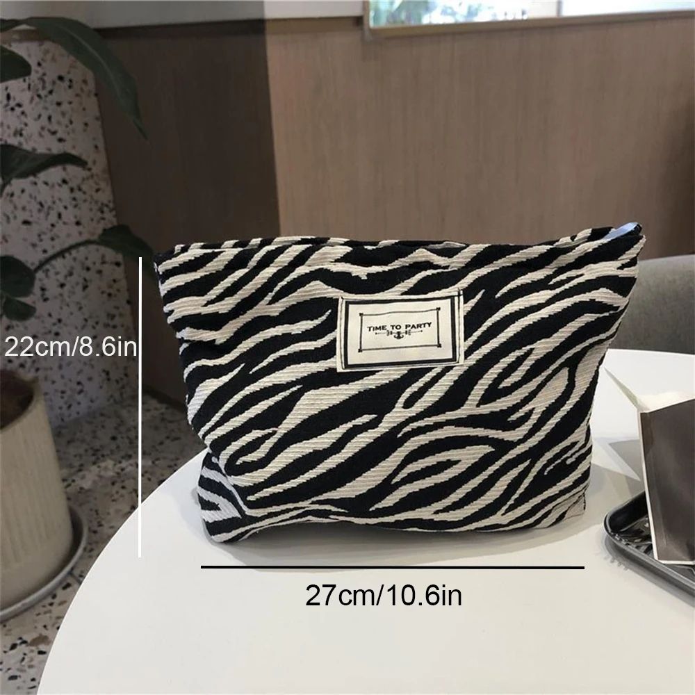 Leopard and Zebra Print Makeup Bag