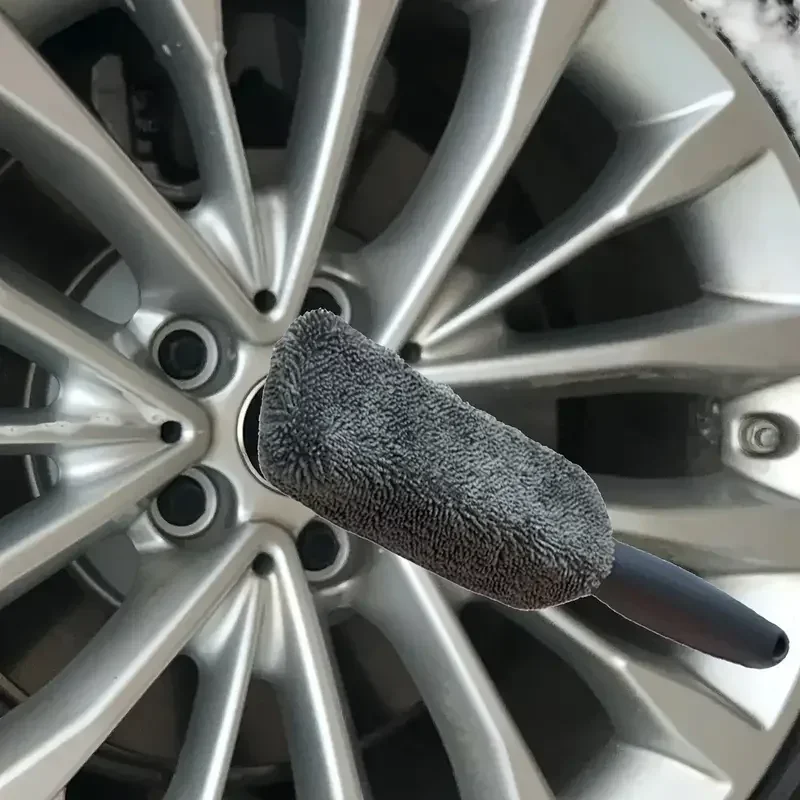 Car Wheel Cleaning Tools, Car Cleaning Tools Tire Rim Brush with Durable Plastic Handle