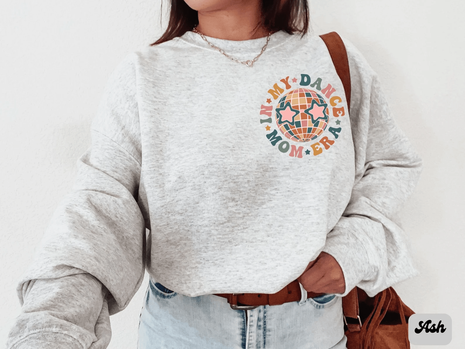 In My Dance Mom Era Sweatshirt Retro Dance Mom Crewneck Mothers Day Gift
