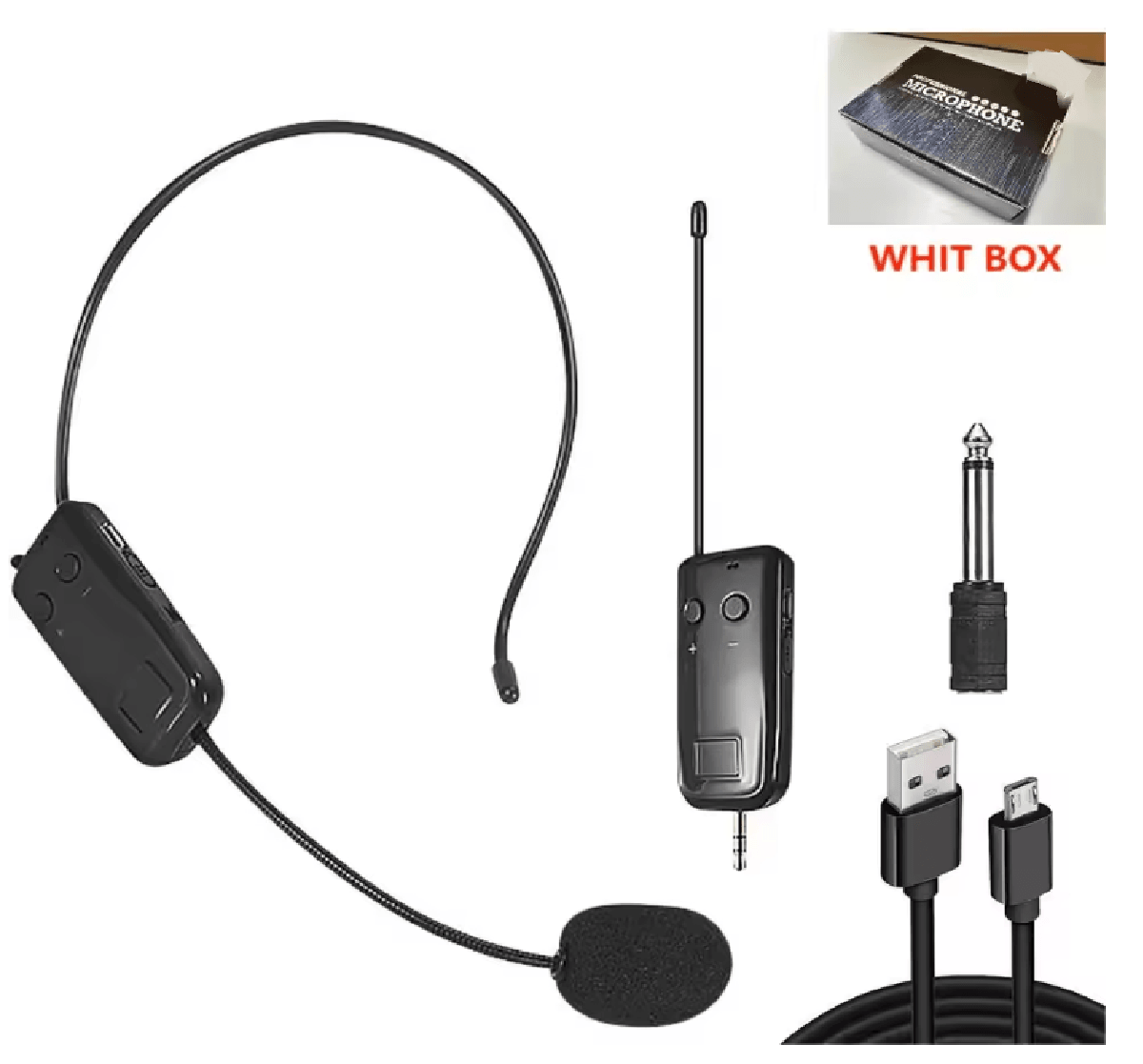 ClearVoice 2.4G Wireless Headset Microphone Set