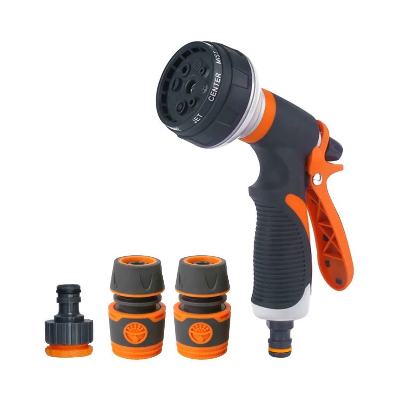 8-Mode High-Pressure Garden Watering Gun – Adjustable Irrigation Sprayer