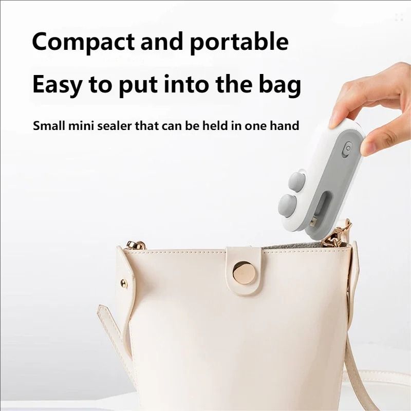 Professional Compact USB Rechargeable Handheld Heat Sealer