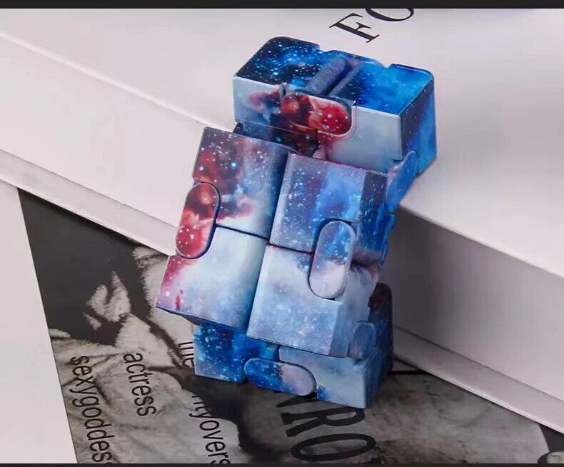 Kids Fidget Infinity Cube Toy Stress Relief