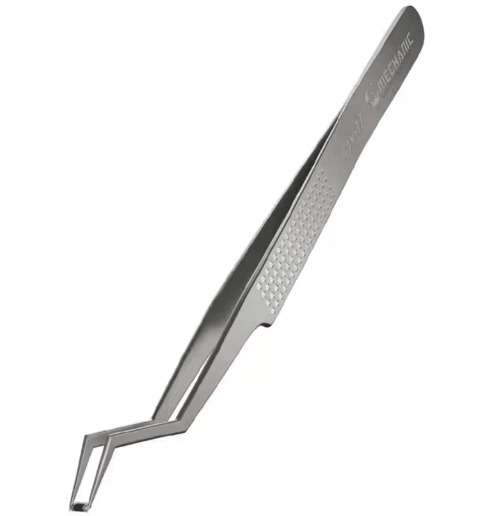 Aax-17 Precision Soldering Tweezers – Anti-Slip Steel Tweezers for Electronics Work