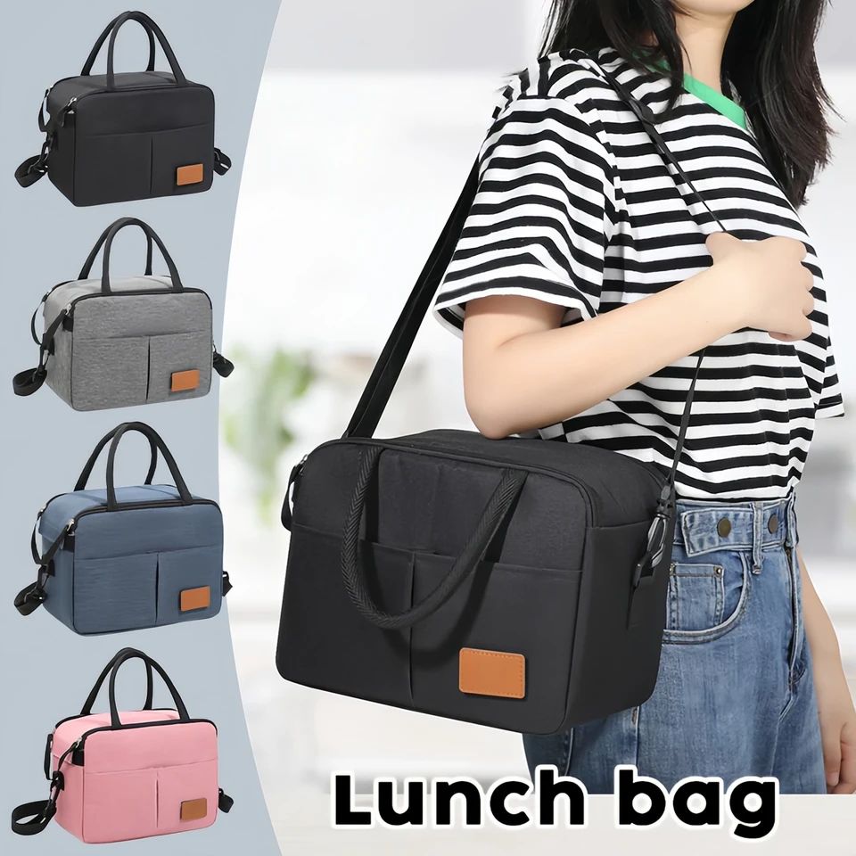 Insulated Oxford Cloth Bento Lunch Bag