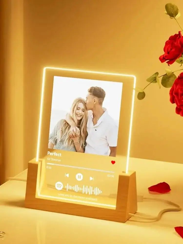 Personalized Spotify Acrylic Photo Lamp