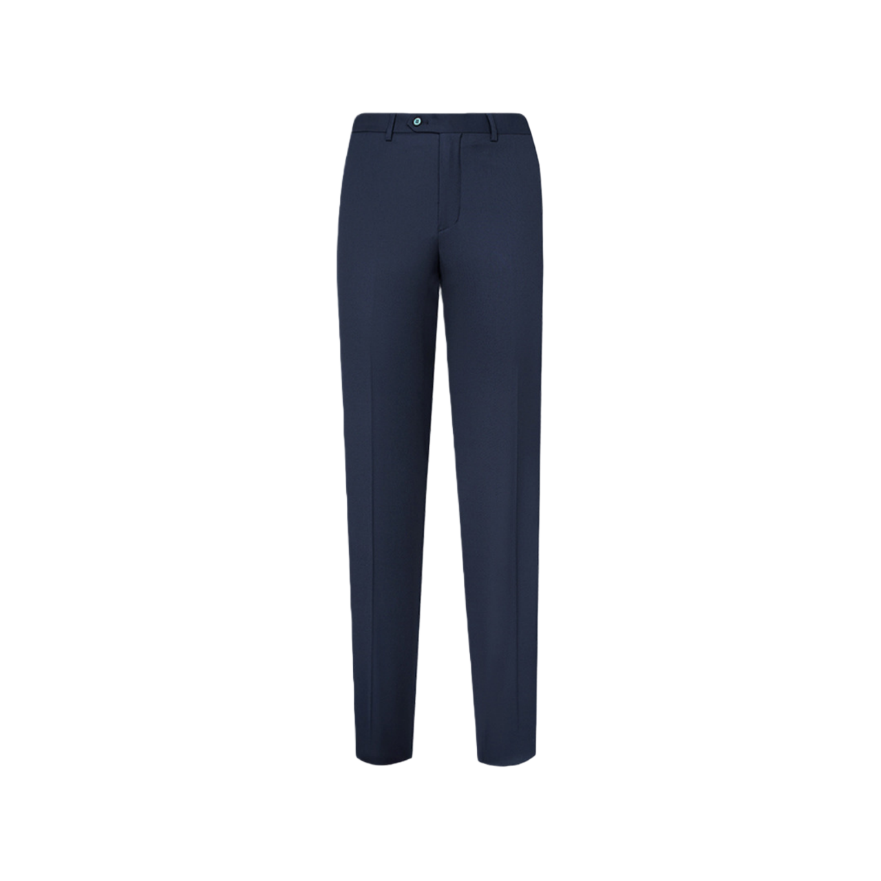 Machine-Washable Wool Straight-Leg Dress Trousers