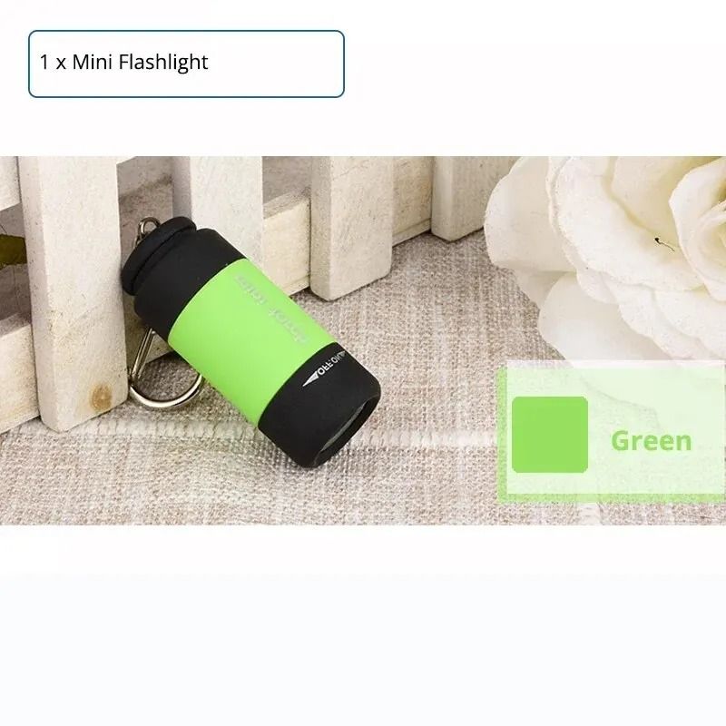 Ultralight Mini Keychain Flashlight and Finger Light