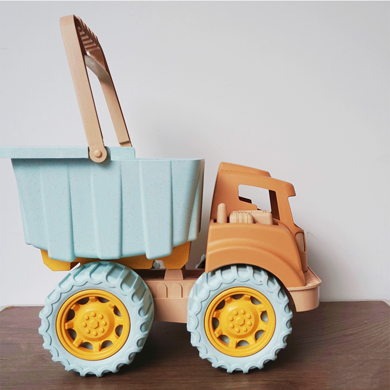 Beach Toy Car Dump Truck Reversible Engineering Truck for Sand Play Simulates a Dump Truck for Kids