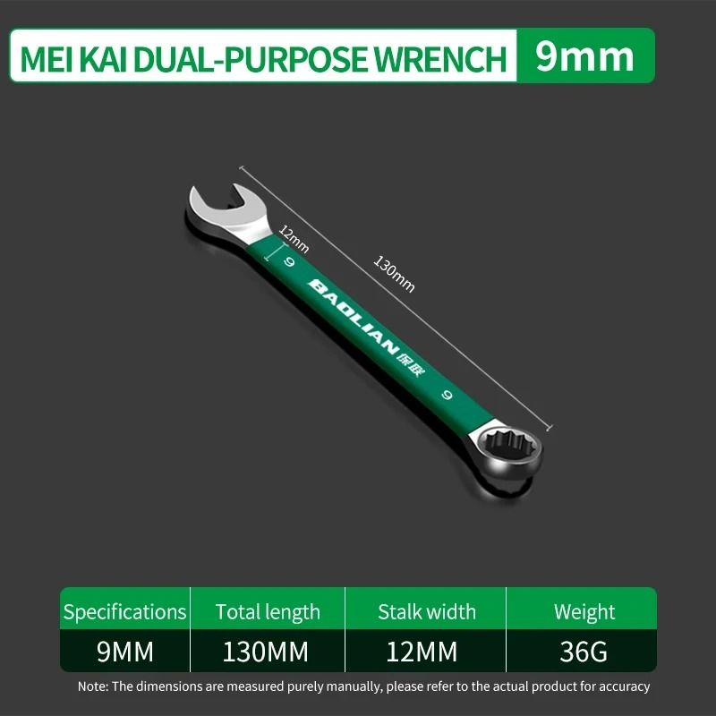BaoLian Plum Blossom Open Combination Wrench 8 30 mm