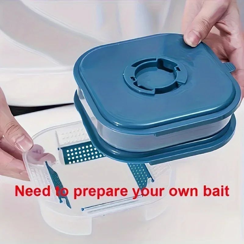SmartGuard Reusable Cockroach Trap Box - Efficient No-Bait Pest Control for Homes
